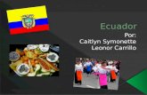 Spanish travel project   ecuador