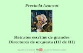 Directores de orquesta por preciada azancot (iii de iii)