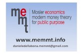 Slides della presentazione Mosler Economics Modern Money Theory