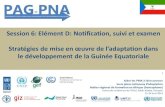 Guinée Equatoriale - PNA - expérience en adaptation au changement climatique / NAP - Climate Change Adaptation Experiences