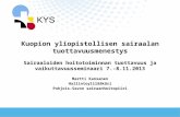 Kuopion yliopistollisen keskussairaalan tuottavuusmenestys