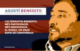 L'Alternativa Benedito: Més participació. Més democràcia