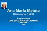 Los soldados lloran de noche de Ana María Matute