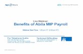 Benefits of Abila MIP Payroll