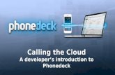 Phonedeck Developers' Introduction - Salesforce Meetup Berlin