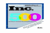 Inc 500 edition 4life Research ranked #15