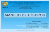 MANEJO DE EQUIPOS-UGMA2013-COMPORTAMIENTO Y DESARROLLO ORGANIZACIONAL