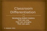 Differentiation presentation