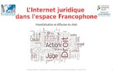 L’Internet juridique  dans l'espace Francophone