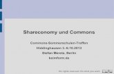Shareconomy und Commons
