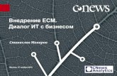 Внедрение ECM, диалог ИТ с бизнесом - CNews, Макаров