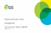«Практический опыт внедрения Clustered Data ONTAP в компании 2ГИС» — Константин Ериков, 2ГИС