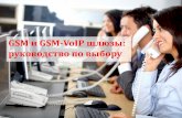 GSM и GSM-VoIP шлюзы: руководство по выбору