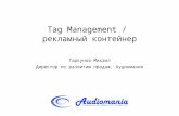 Tag Management (рекламный контейнер)