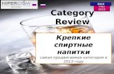 Category review - Крепкие спиртные напитки - Россия 2013