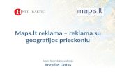 Maps.lt reklama - reklama su geografijos prieskoniu