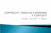 Copyright, cc y copyleft