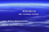 L194 - Biologija - Fiziologija životinja - Milica Milosavljević - Radica Dimitrijević