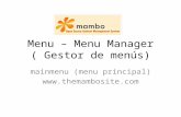 03 menu – menu manager
