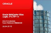 Oracle WebCenter Sites 11gR1アップデート