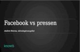 Facebook vs pressen