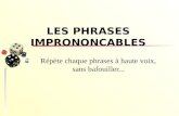 Phrases Imprononcables