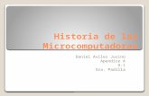 Historia de las microcomputadoras