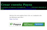 Crear cuenta Payza