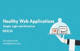 34. Aplicaciones Web Saludables: Simples, Livianas y Atractivas