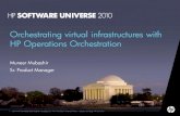 Orchestrating virtual infrastructures with HP Operations Orchestration