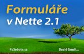 Poslední Sobota - Formuláře v Nette 2.1