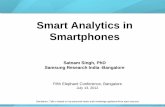 The Fifth Elephant - 2013 Talk - "Smart Analytics in Smartphones"