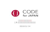 Code for japan第1回日本版フェローシップを考える会