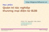 Thao Luan Ve MThảo luận về môi trường kinh doanh TMDT B2Boi Truong Kinh Doanh Tmdt B2 B