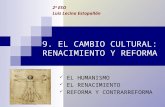 9. El cambio cultural: Renacimiento y Reforma