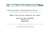 Sintesis informativa  3108 2011