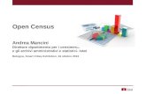 Andrea Mancini - Open Census
