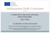 Presentation of folk costumes - Lithuania