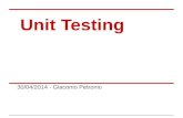 Unit testing 2014