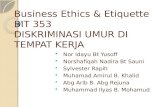 Business Ethics and Etiquette (Age Discrimination)