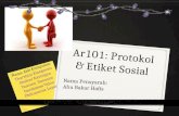 AR101: Protokol & Etiket Sosial