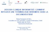 Dossier clinique informatisé : comment intégrer une terminologie infirmière dans la documentation?