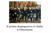 Dopoguerra e fascismo in Italia