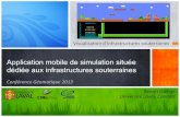 Application mobile de simulation située dédiée aux infrastructures souterraines