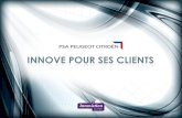 PSA Peugeot Citroën innove pour ses clients