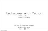 PyConJP Keynote Speech (English version)