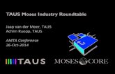 TAUS Moses Industry Roundtable 2014, MT Market, Jaap van der Meer, Achim Ruopp, TAUS