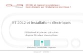 Conséquences de la RT2012 pour les électriciens