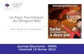 Rencontres Etourisme 19.02.10 à Sarlat: C.Lepoutre, PAT Périgord noir