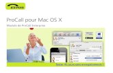 ProCall pour Mac OS X: Logiciel CTI pour Mac OS X